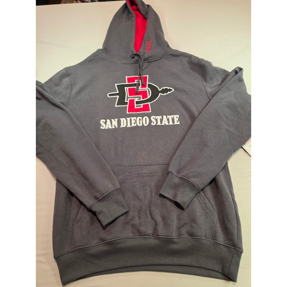 Colosseum San Diego State Aztecs Hoodie Mens Medium Charcoal SDSU FFFH10284